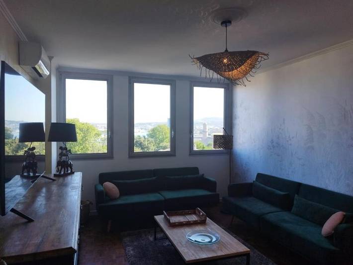 Gîte pour 4 personnes, avec Jacuzzi et Vue dans Plage des Catalans - 2