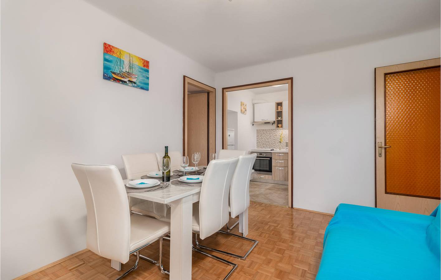 Ganze Ferienwohnung, Gemütliche 2-Zimmer-Wohnung mit Terrasse, in Strandnähe in Gostinjac, Krk