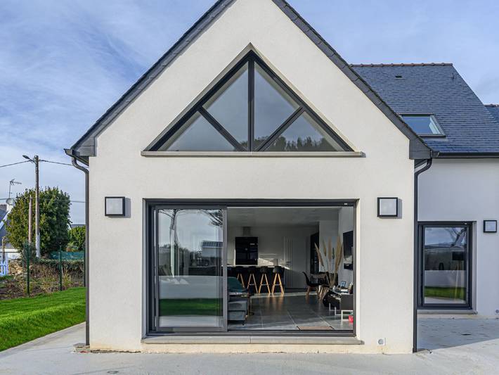 Location de vacances pour 8 personnes, avec jardin, animaux acceptés dans Plage Du Petit Rohu Saint Pierre Quiberon - 3