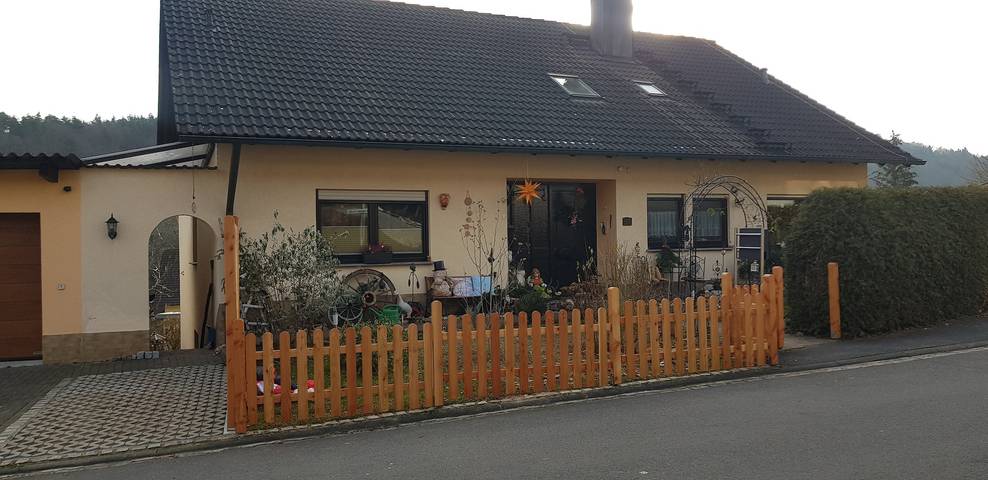 Ferienwohnung für 5 Personen, mit Balkon und Garten im Steigerwald