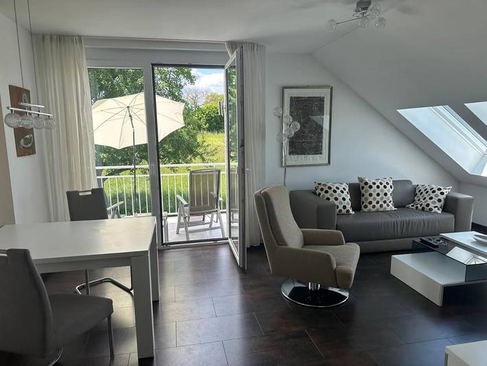 Ferienwohnung für 3 Personen, mit Ausblick und Garten - 1