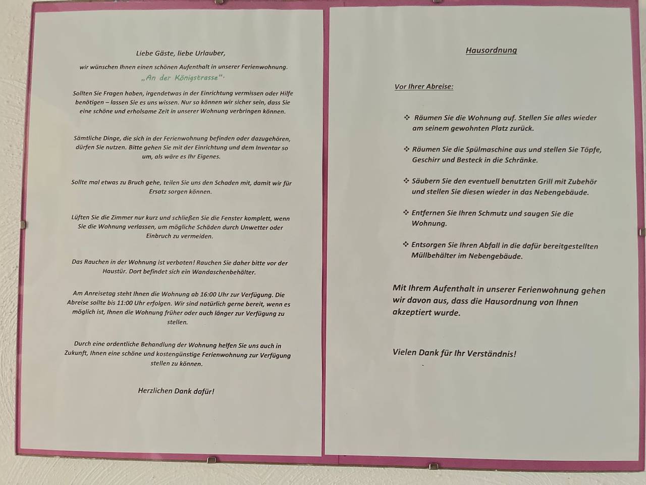 Geheel appartement, An der Königstrasse in Tecklenburg, Münsterland