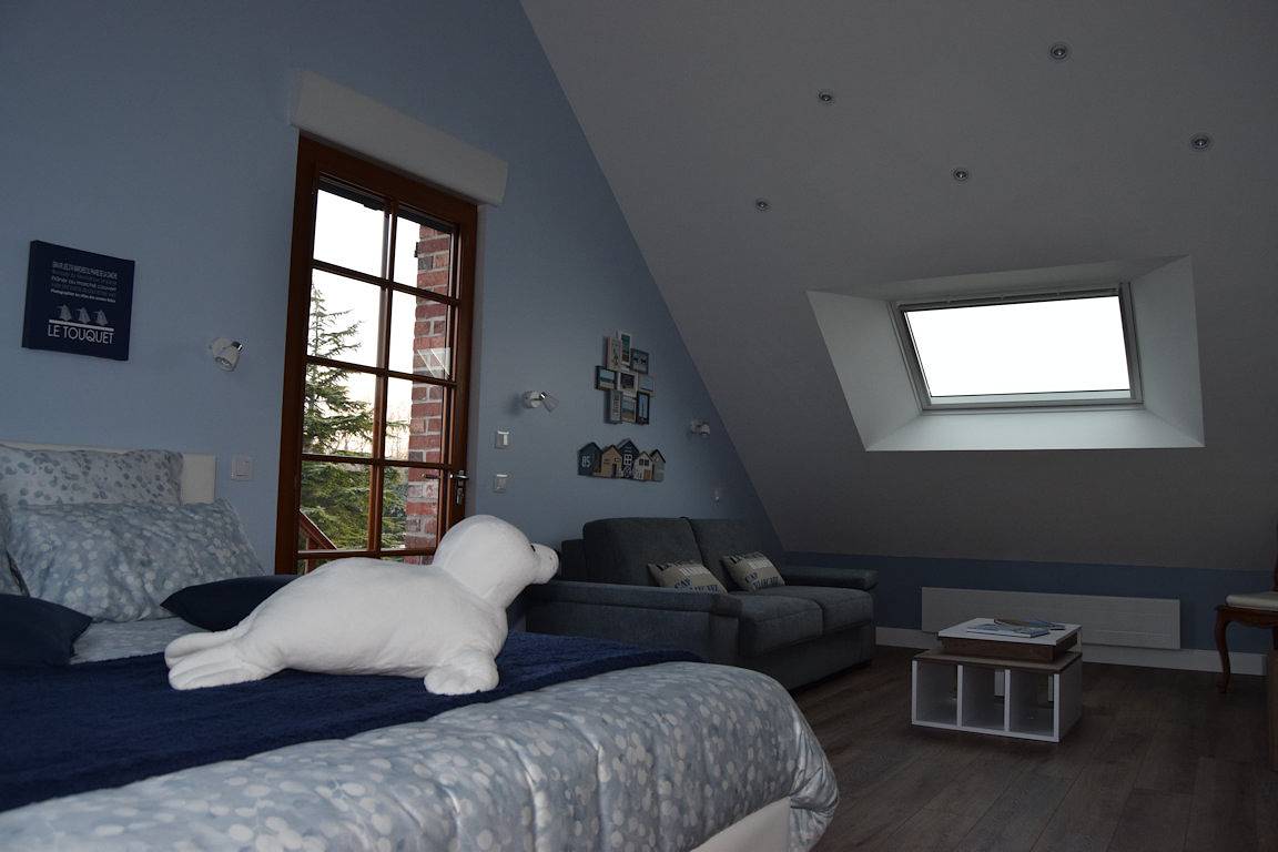 Très belles chambres d'hôtes : l'Entre Deux Baies - Chambre Canche in Merlimont, Région de Montreuil
