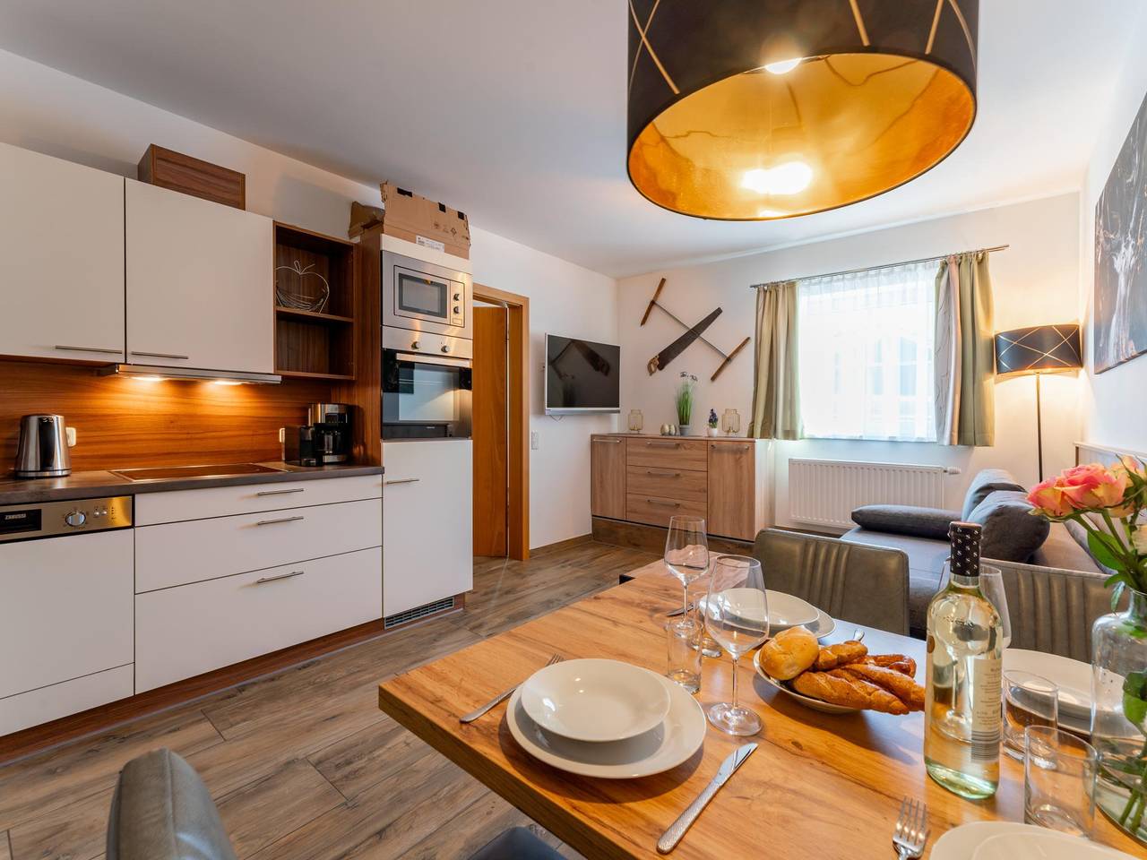 Geheel appartement, Appartement met gedeelde sauna en fitness in Piesendorf, Pinzgau