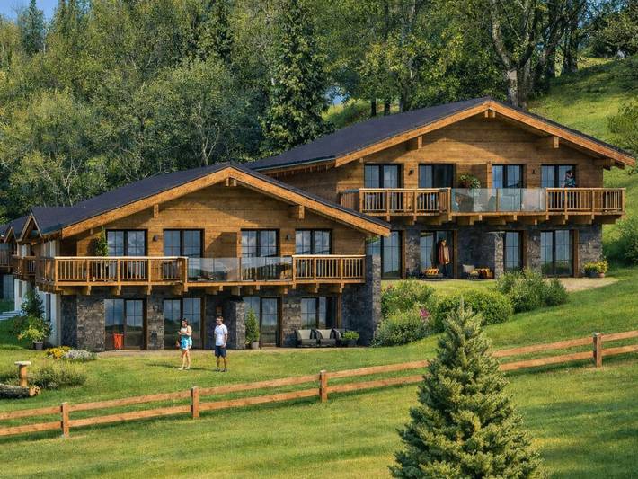 Chalet für 10 Personen, mit Sauna und Terrasse sowie Garten - 1