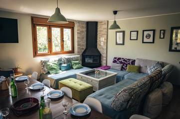 Casa rural para 10 personas, con vistas y jardín en Piloña