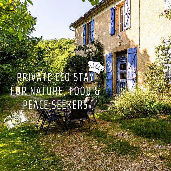 Chambre d’hôte pour 4 personnes, avec Terrasse ainsi que Jardin et Vue