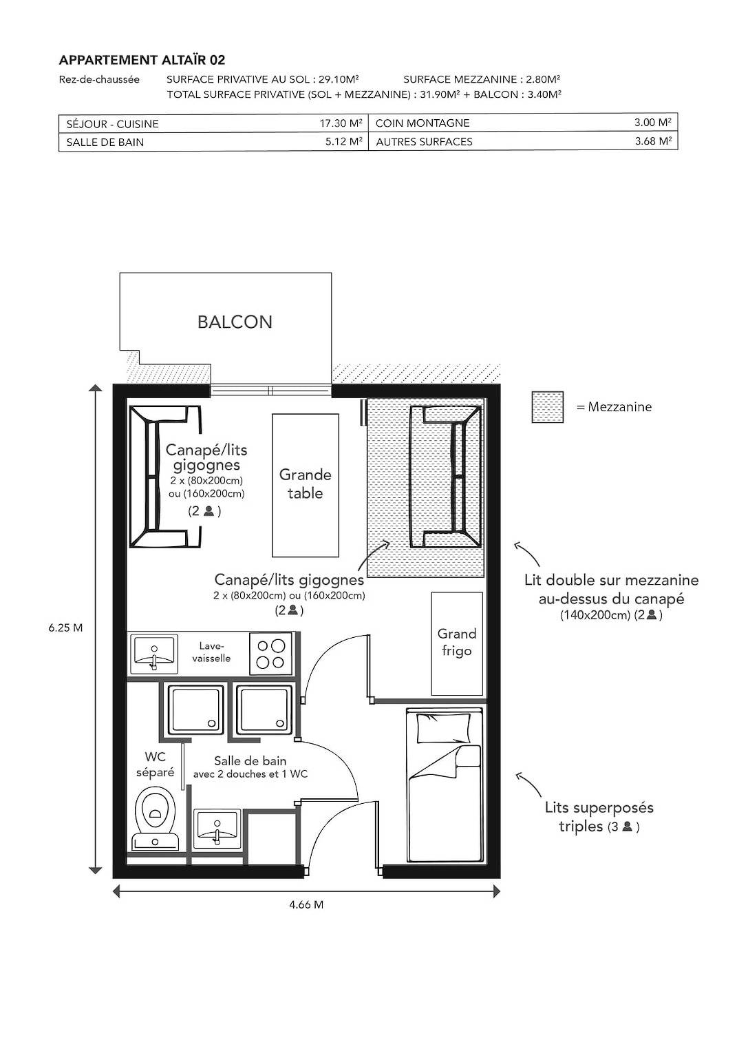 Studio entier, Risoul - Studio 02 - Super équipé - Wifi - 30m² - Rdc - Pied des pistes in Station de Risoul, Risoul
