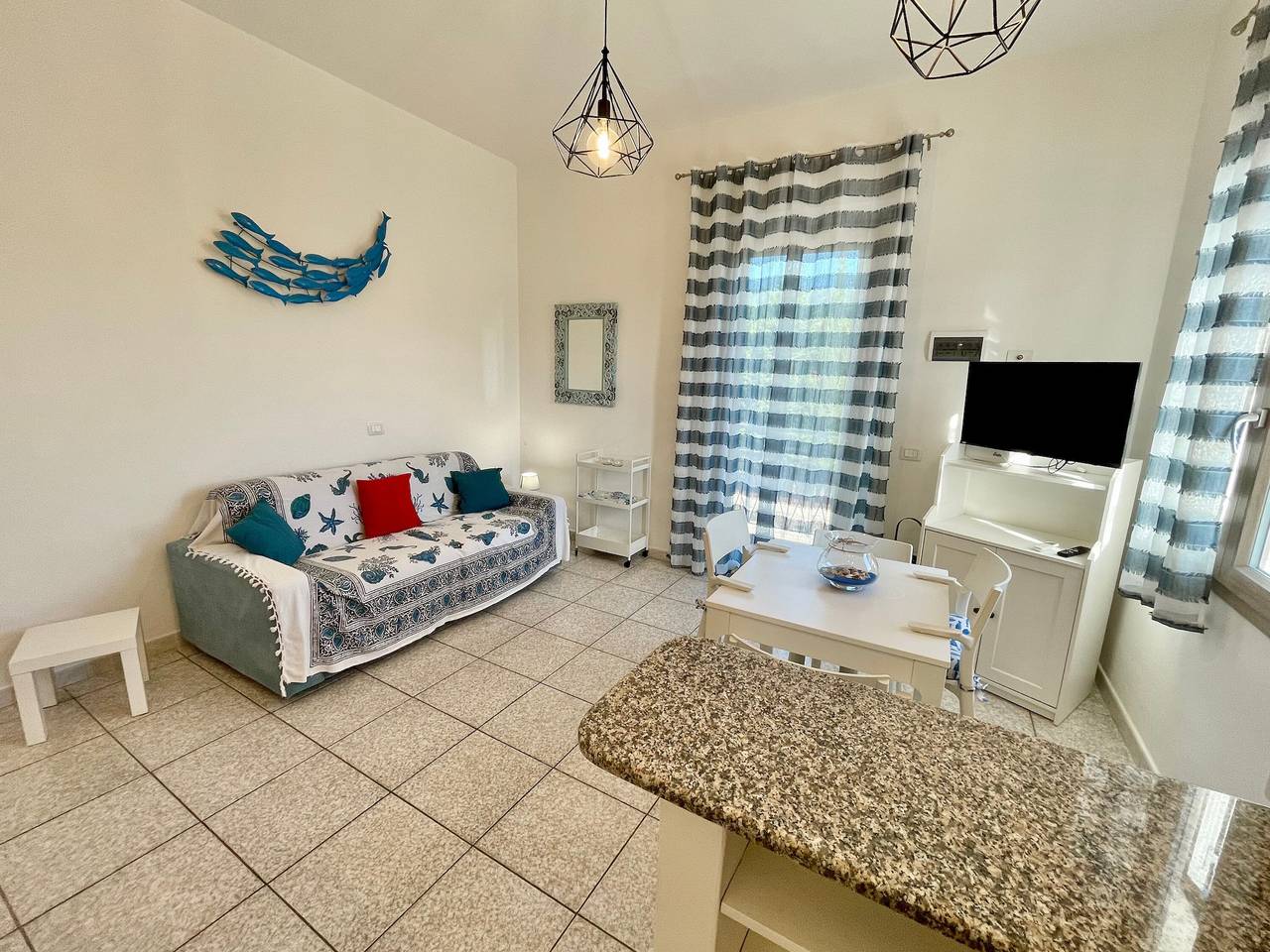 Ferienwohnung 'Appartamento Marisol Bilo - 350' mit Terrasse, Wlan und Klimaanlage in Spiaggia di Marina di Campo, Marina di Campo