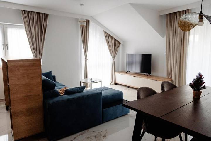 Appartement de vacances pour 4 personnes, avec jardin