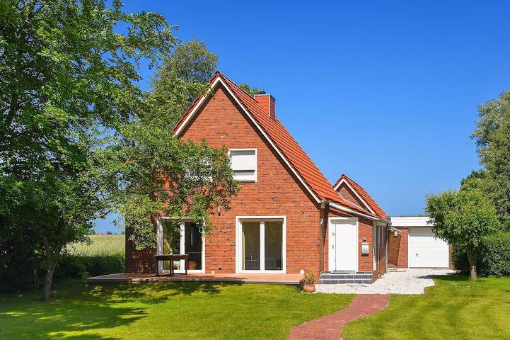 Ferienhaus für 6 Personen, mit Terrasse und Garten sowie Sauna in Ostfriesland