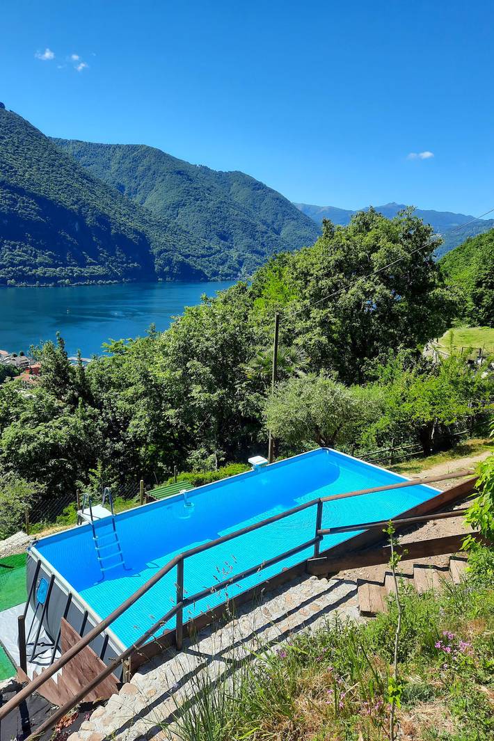 Ferienhaus für 5 Personen, mit Terrasse und Garten sowie Seeblick am Luganersee - 2
