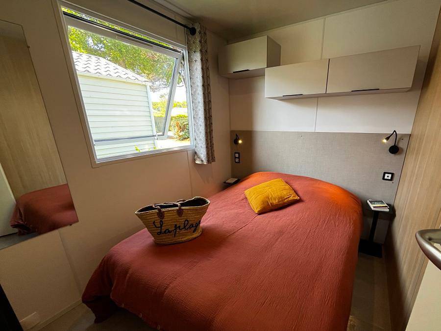 Camping Sunêlia la Baie de Saint Pol - Mobilheim 4 personen - Prestige - 2 Zimmer - 26m² in Saint-Pol-de-Léon, Ceinture Dorée