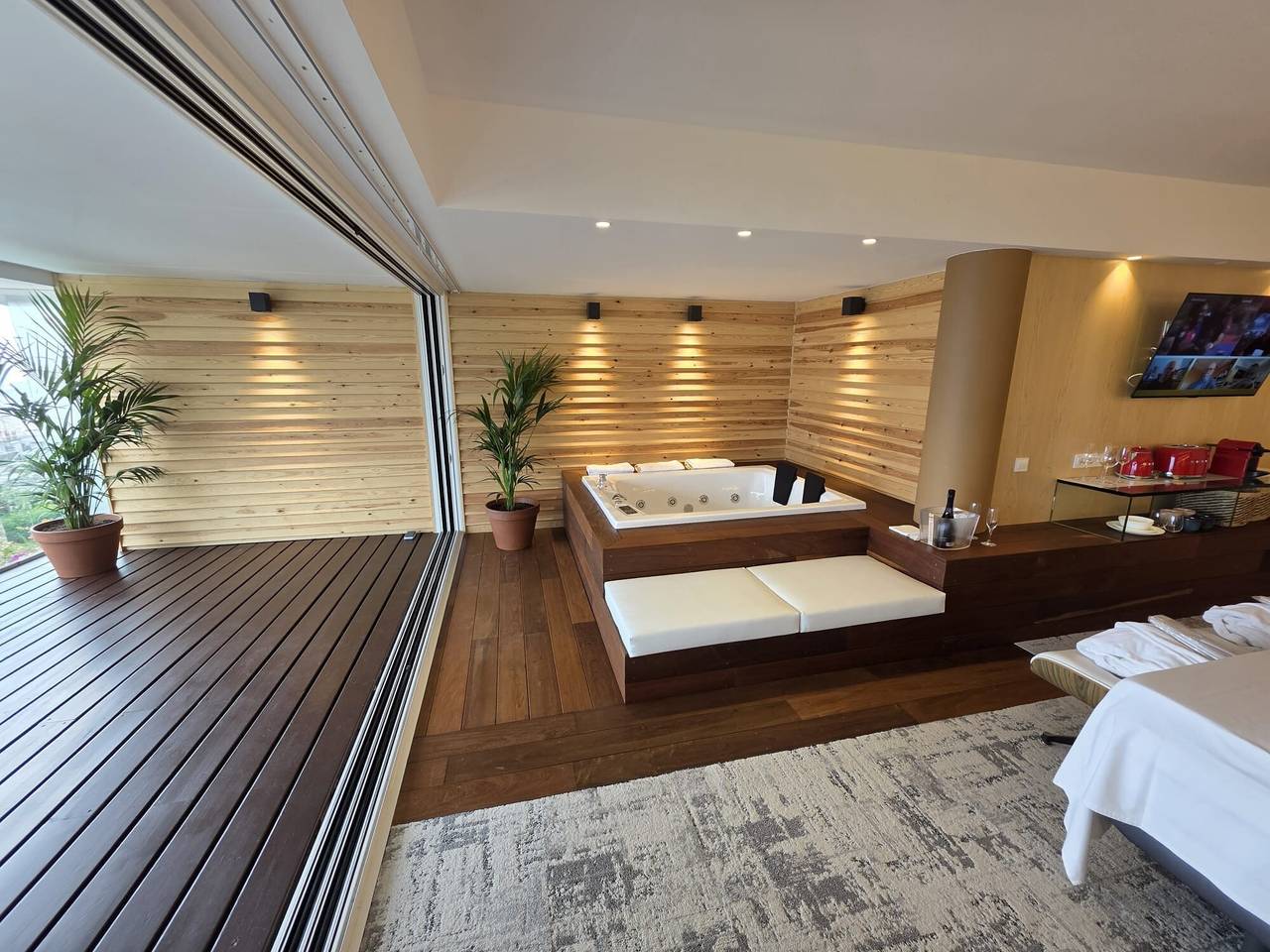 Ganze Wohnung, Apartment 'Sitges Suites - Premium' mit Meerblick, Wlan und Klimaanlage in Sitges, Garraf