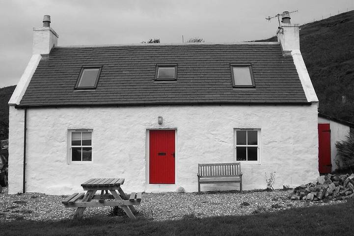 Ferienhaus für 4 Personen, mit Garten, mit Haustier auf Skye