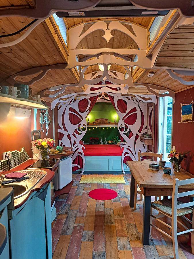 Ferienhaus für 2 Personen, mit Balkon und Terrasse sowie Garten in Garvensdorf