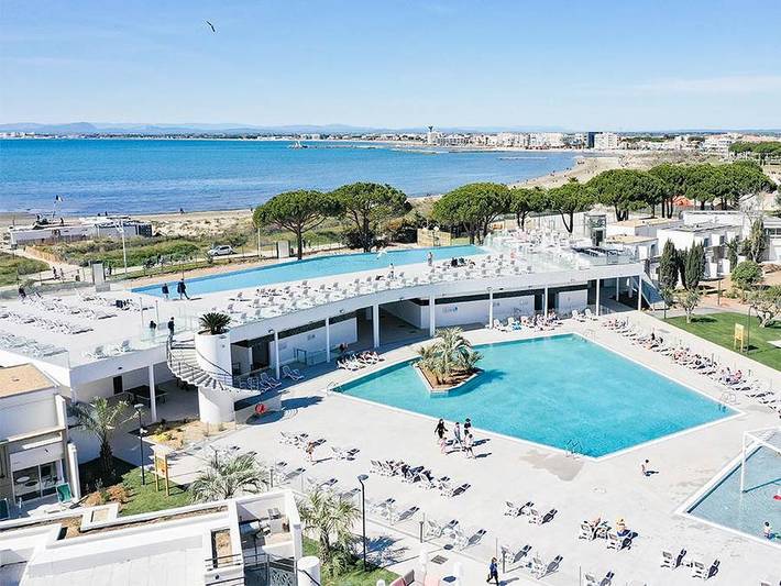 Camping für 4 Personen, mit Balkon und Kinderpool sowie Sauna in Le Grau-du-Roi