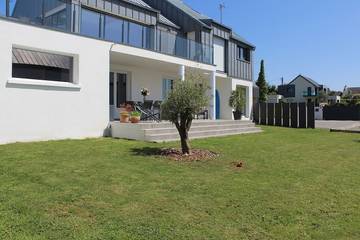 Gîte pour 4 personnes, avec terrasse et jardin, animaux acceptés à Guidel Plage