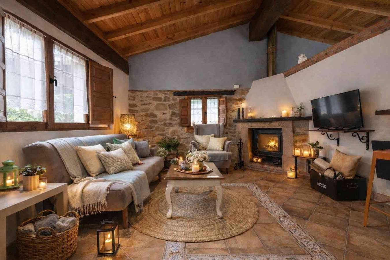 Casa rural 'El Carbayu, bubbelbad en uitzicht' met bergzicht, terras en wifi, foto 13