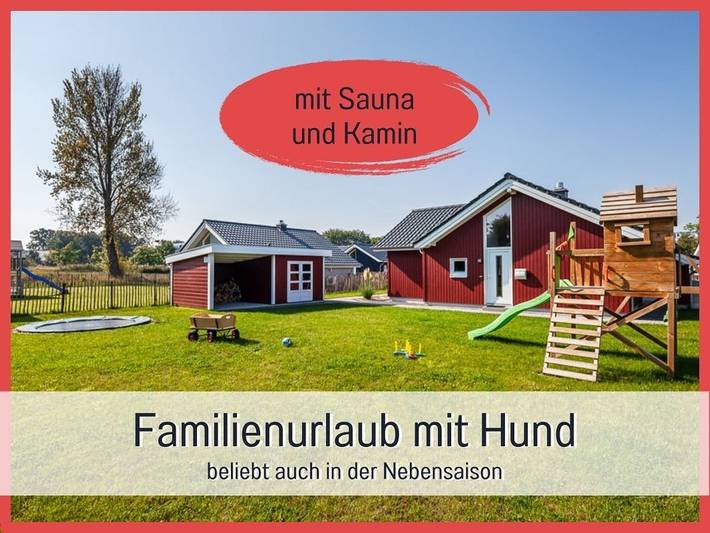 Ferienhaus für 6 Personen, mit Garten und Ausblick sowie Terrasse und Sauna, mit Haustier in Schönberg