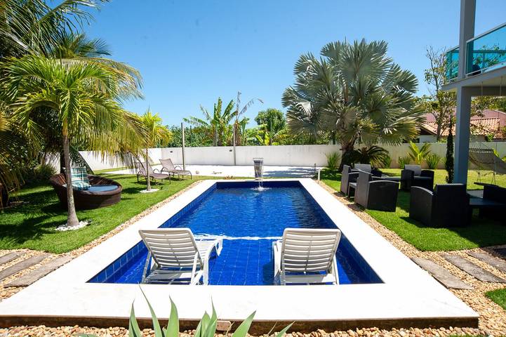 Casas e apartamentos de temporada para 10 pessoas, com jardim, com animais de estimação na Região dos Lagos