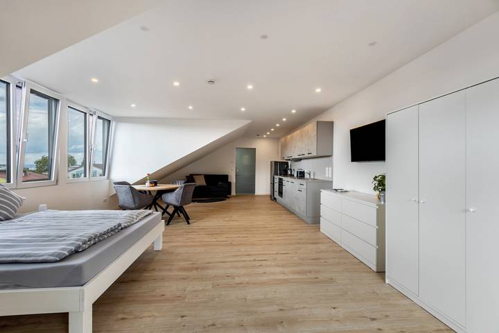 Ferienwohnung für 4 Personen, mit Seeblick und Balkon in Allensbach - 4