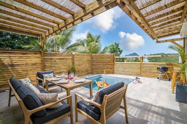 Villa pour 4 personnes, avec piscine
