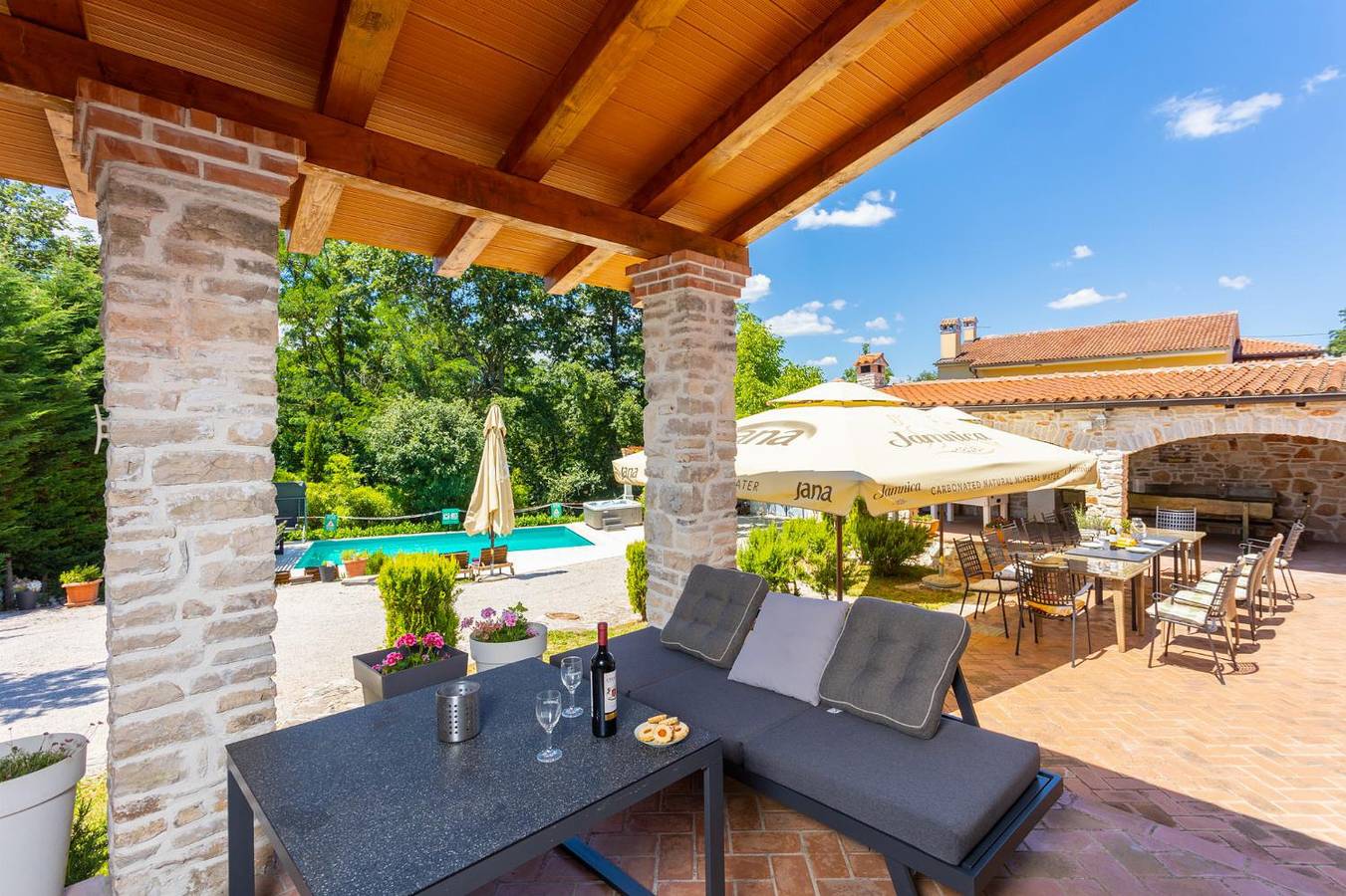 Villa Damiana in Žminj, Central Istria