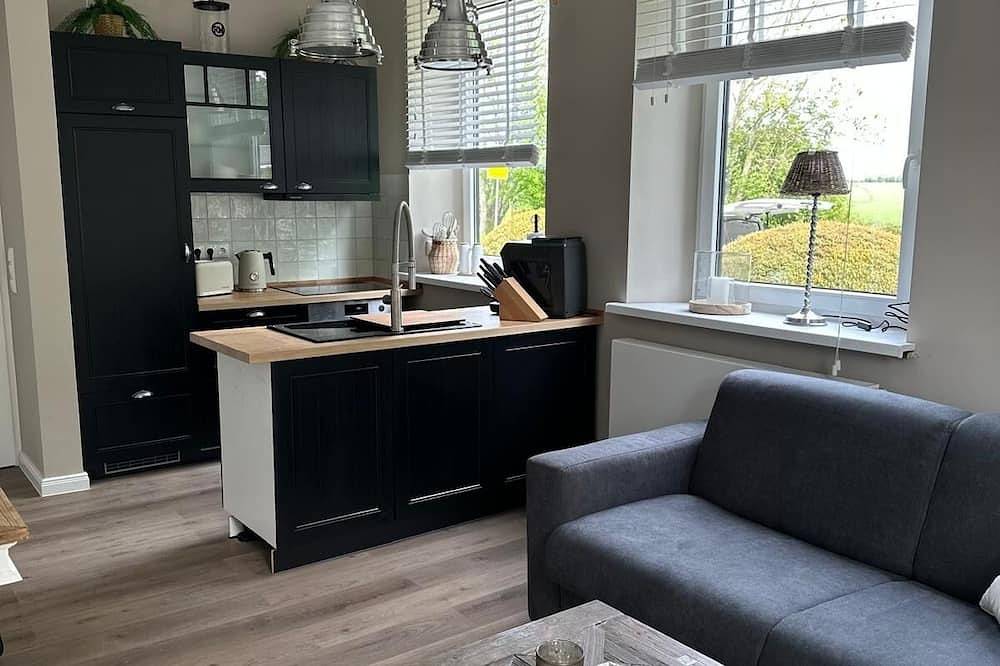 Ganze Wohnung, Gemütliche Ferienwohnung im Hamptons-Stil mit großer Terrasse in Vitzdorf, Fehmarn
