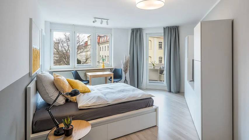 Ferienwohnung für 2 Personen, mit Balkon in Internationales Dixieland Festival Dresden