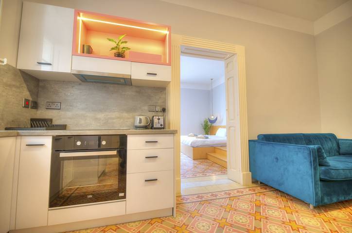 Ganze Wohnung, Ferienwohnung für 3 Personen mit Balkon in Valletta, Insel Malta