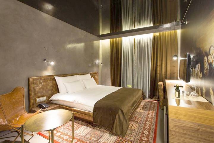 Hotel dla 3 osób, z Balkon i Taras oraz Widok w Podgorica