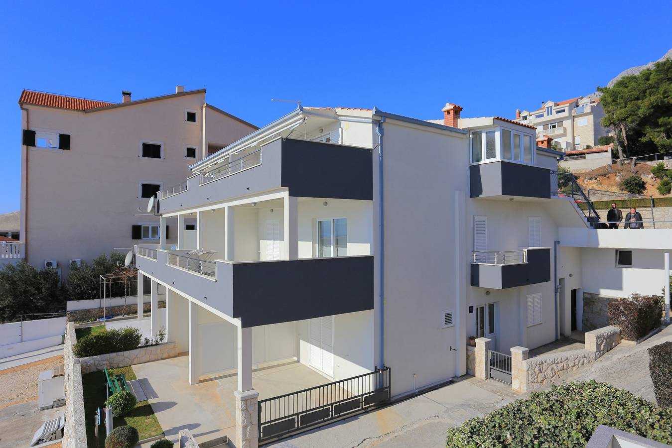 Ganze Wohnung, 2-Zimmer-Ferienwohnung mit Terrasse und Meerblick Stanici, Omis A-2763-c in Stanici, Omis-Riviera