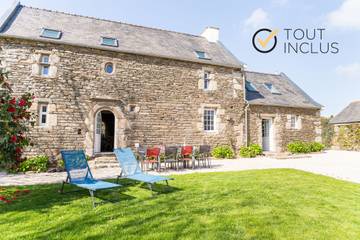 Location de vacances pour 8 personnes, avec jardin et terrasse à Plougonvelin