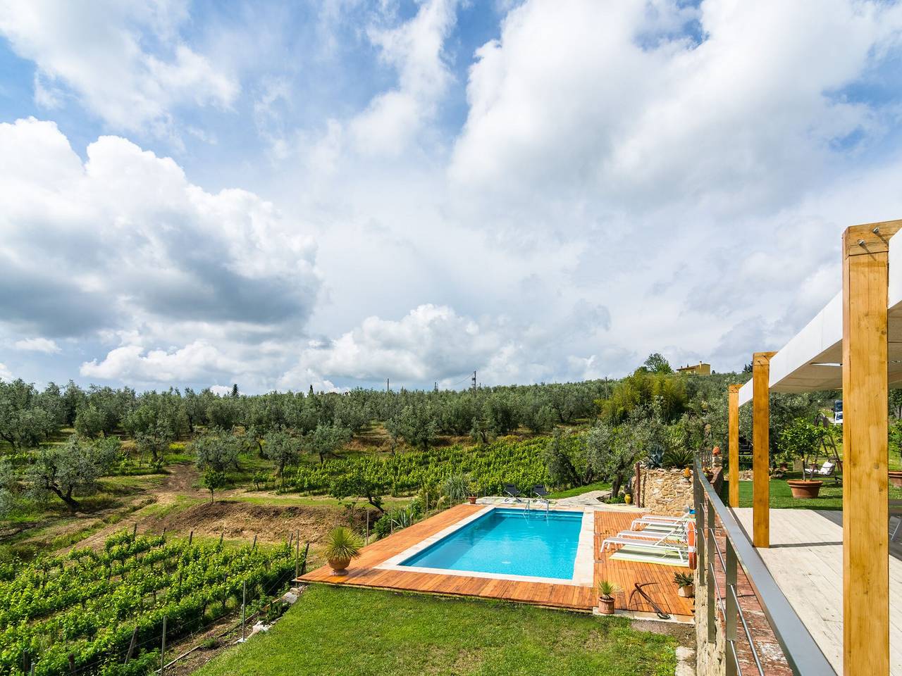 Casa rural en Vinci con piscina y vistas a Toscana in Vinci, Provincia de Firenze