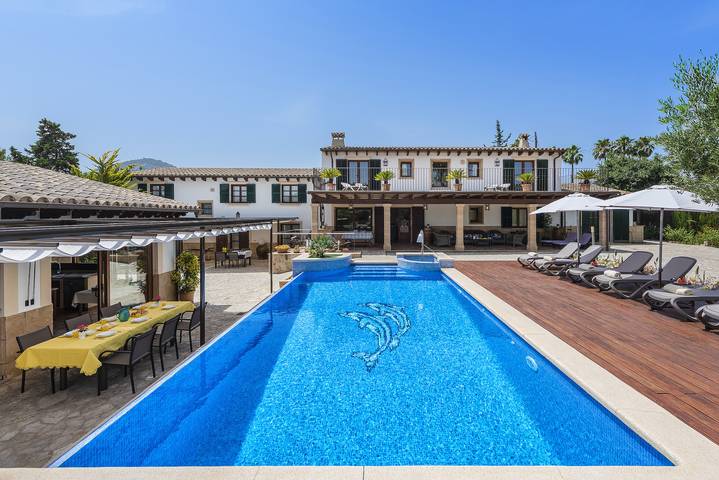 Luxus-Finca für 10 Personen, mit Terrasse und Garten in Pollença - 2