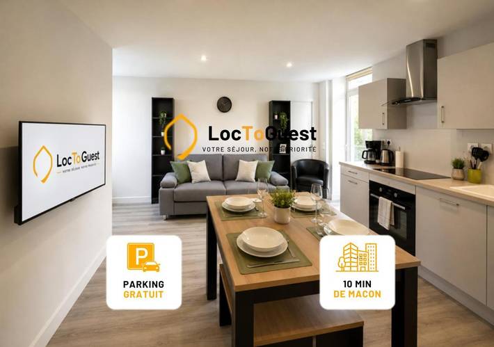 Appart’hôtel pour 2 personnes, avec Vue