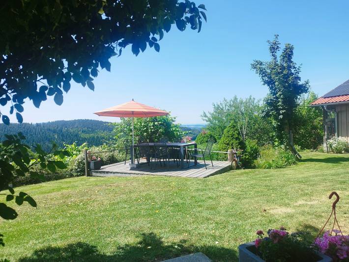 Ganze Wohnung, Ferienwohnung "Grabmeier - Nummer 1" mit Bergblick, privater Terrasse und Wi-Fi in Grainet, Šumava Mountains