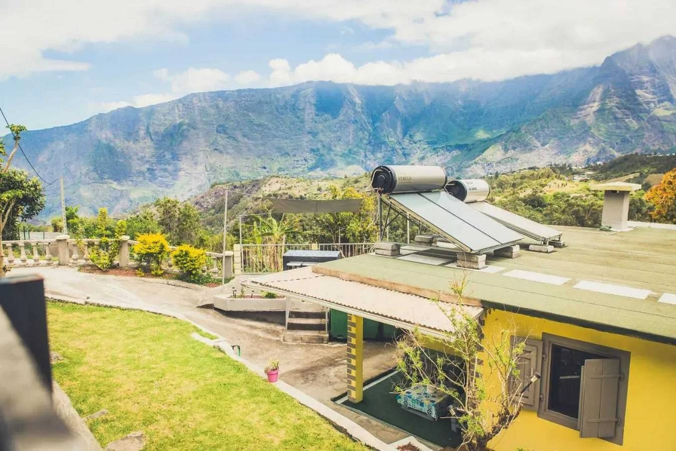 Maison charmante à Cilaos avec vue sur la montagne, cheminée in Cilaos, Île de la Réunion
