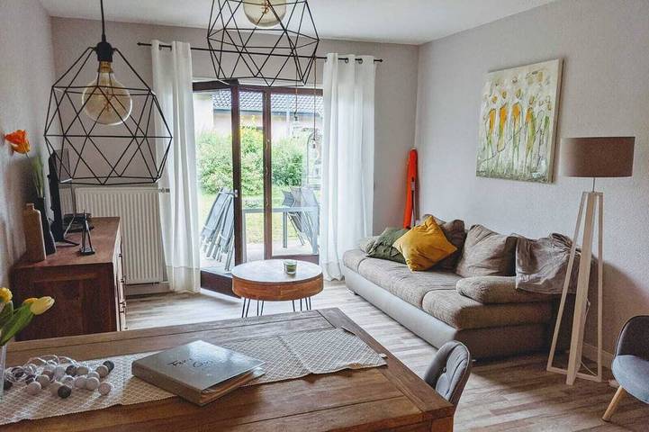 Ferienwohnung für 3 Personen, mit Garten