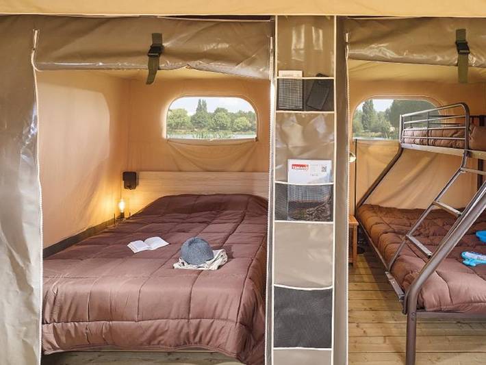 Camping le Cottet Saint-Appolinard - Zelt 4 personen - Ausgestattetes Zelt - 2 Zimmer in Saint-Appolinard, Regionaler Naturpark Pilat