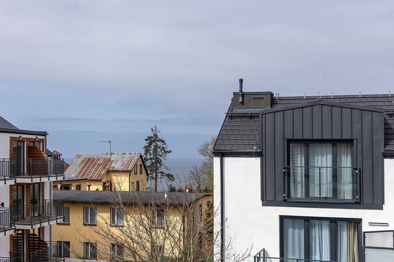 Ganze Wohnung, Ferienwohnung für 4 Personen mit Balkon/Terrasse in Niechorze, Powiat gryficki