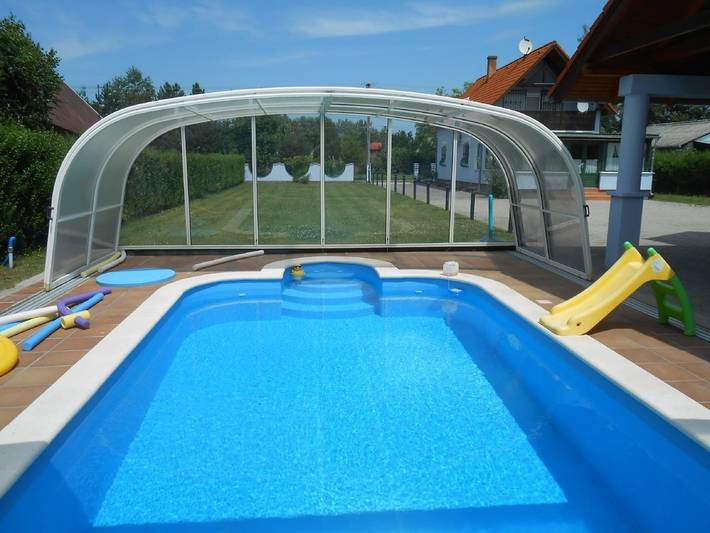Ferienhaus für 6 Personen, mit Terrasse und Pool sowie Garten, mit Haustier am Balaton - 4