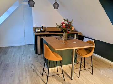 Gîte pour 2 personnes, avec vue ainsi que terrasse et sauna à Plœuc-sur-Lié