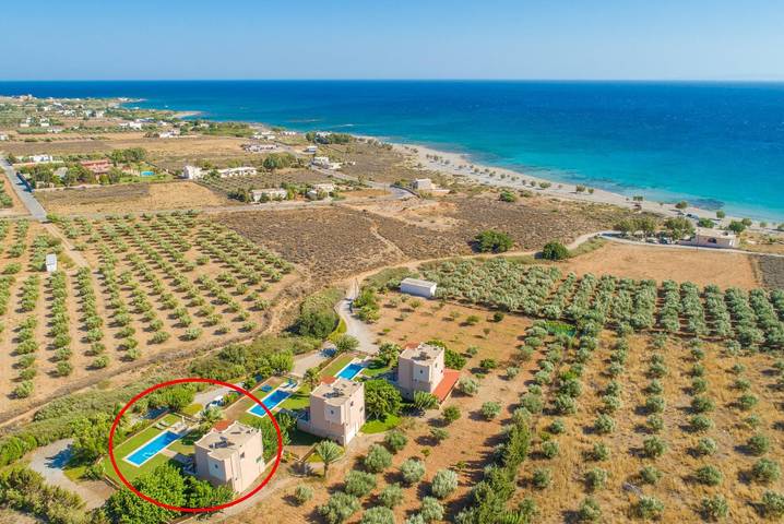 Villa für 5 Personen, mit Garten und Meerblick in Chania und Umgebung - 3