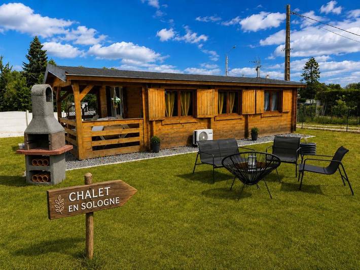 Chalet pour 4 personnes, avec Terrasse ainsi que Jardin et Vue