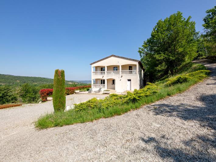 Ferienwohnung für 6 Personen, mit Terrasse und Ausblick sowie Garten und Seeblick in der Verdonschlucht