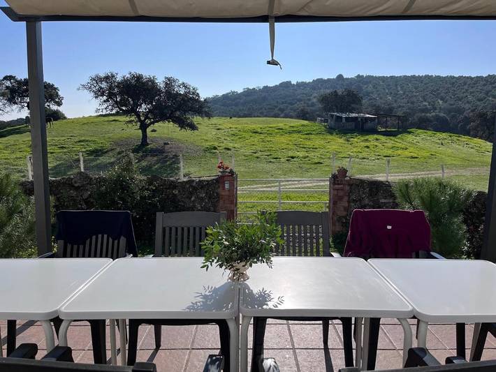 Location de vacances pour 10 personnes, avec vue sur le lac et piscine ainsi que jardin et vue, adapté aux familles à La Puebla de los Infantes - 3