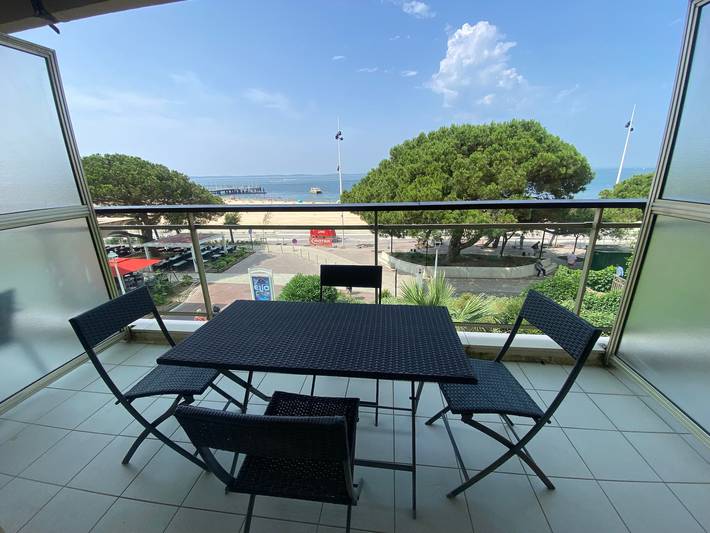Gîte pour 2 personnes, avec balcon dans Casino de la Plage (Arcachon)