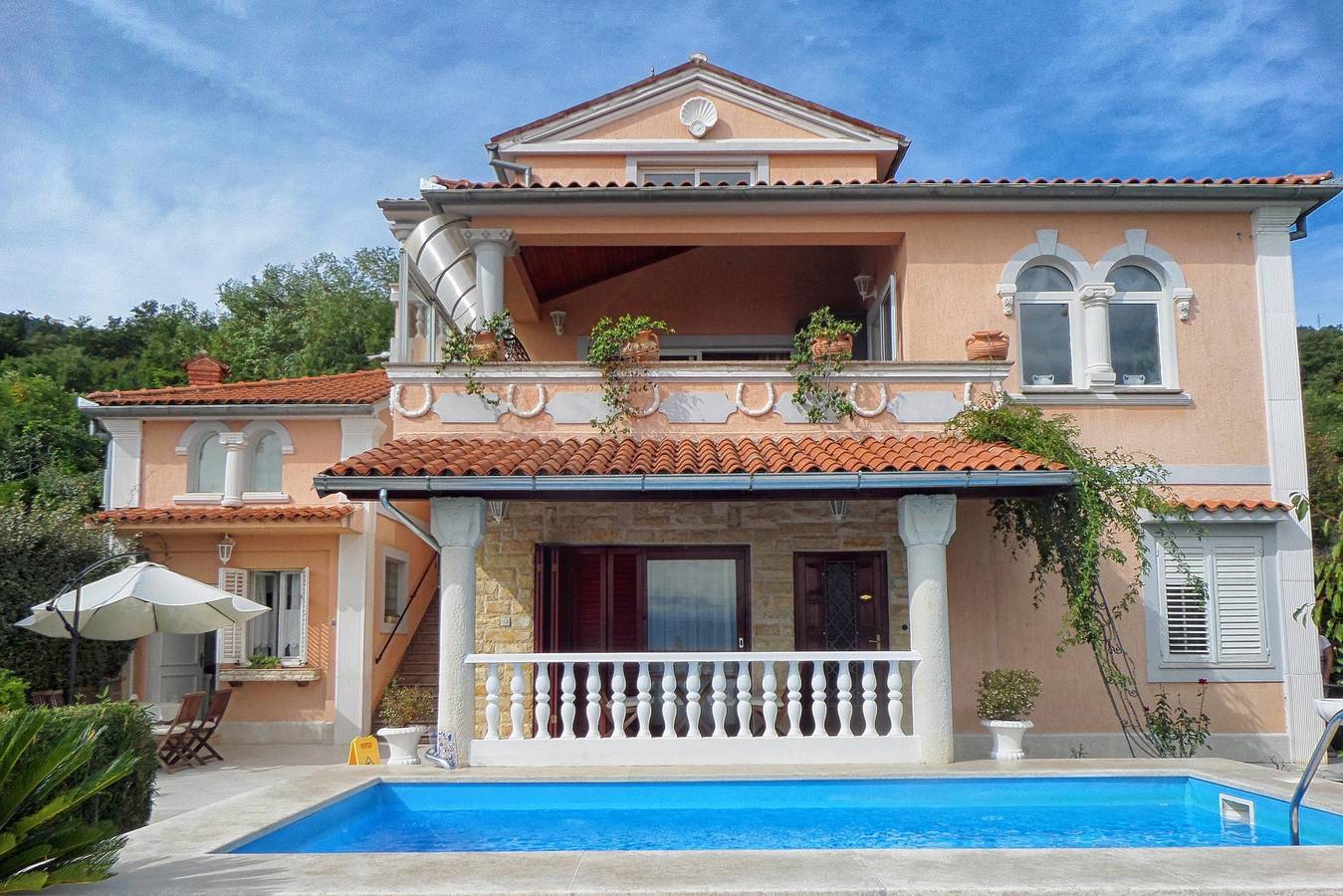 Appartamento intero, Monolocale con terrazzo e vista mare Laurana - Lovran, Abbazia - Opatija As-14178-a in Laurana, Abbazia Croazia